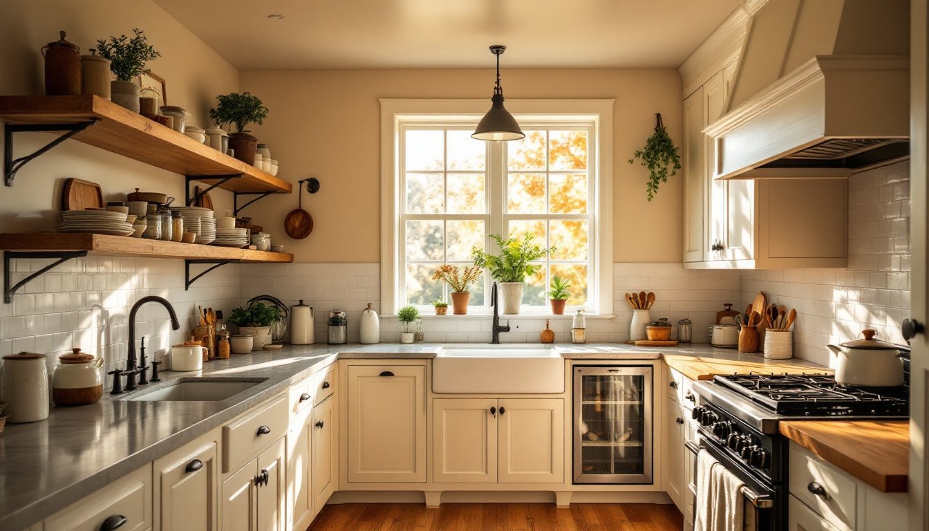 farmhouse kitchen cabinets